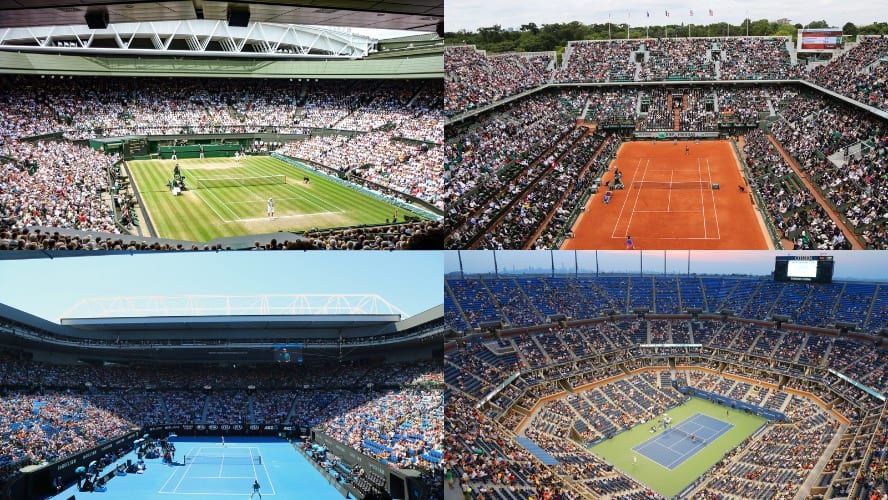Grand Slam tennis broadcast coverage
